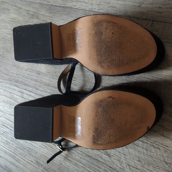 ASOS Spotted Calf Hair and Rope Platforms - Picture 5 of 8